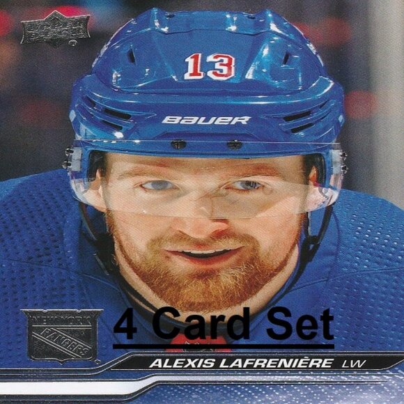 Alexis LaFreniere Hockey Card Collection - 4 NHL Hockey Cards - Picture 1 of 5